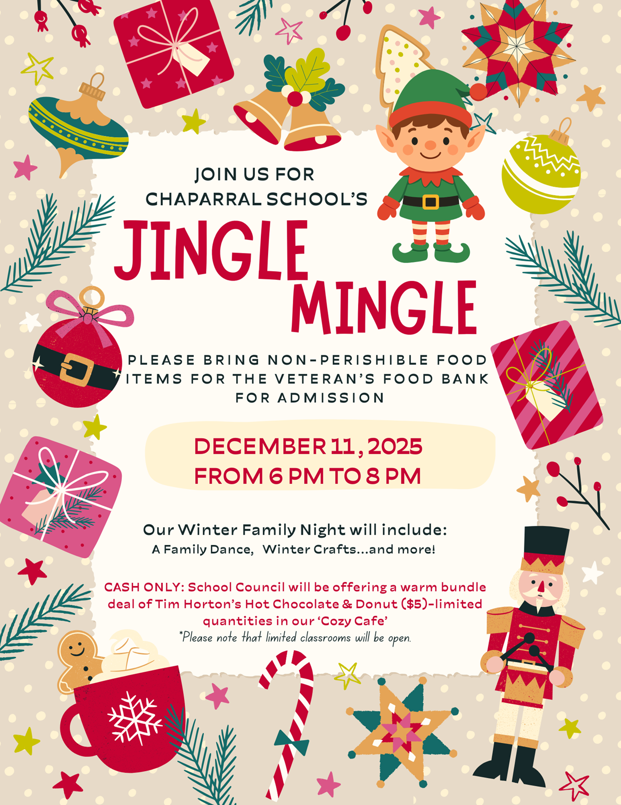 Jingle Mingle, Poster, Chaparral School